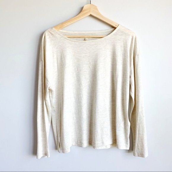 Madewell Tops - Madewell Long Sleeve Shirt Heather Top Blouse S
